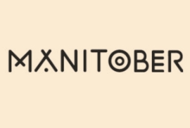 Logo der Firma Manitober, die nachhaltige Babykleider herstellt